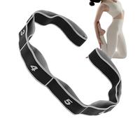 Exercise Bands Resistance, 8-Section Elastic Fitness Equipment, Portable Flexible Exercise Stretch Bands, for Muscle Strength Training Women Men Home Gym Pilates Full Body