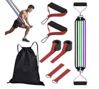 Exercise Bands, Resistance Bands, Exercise Bands with Handles, Lightweight Natural Latex Latex Tool for Home Gym Travel Use