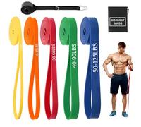 Exercise Bands Resistance Bands for Working Out,Pull Up Bands Set,at Home Workout Equipment,Workout Bands for Men and Women,Stretch Bands for Exercise,Physical Therapy,Fitness