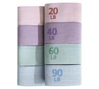 Exercise Bands Resistance - Elastic Resistance for Training 4 Pieces - Gym Physical Tension Stretch Bands | Body Glutes Thigh Yoga Waist