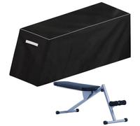 Exercise Bench Cover, Foldable Training Seat Shield, Black Training Pad, Dust Protection for Fitness Equipment, Waterproof Outdoor Security Guard, Steady-Free, Permanent, Clean
