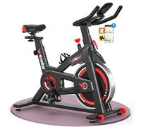 Exercise Bike App Compatible, Wenoker Spin Bike Indoor Cycling Exercise Equipment for Home Gym Use, 350lbs Weight Capacity Fitness Bike