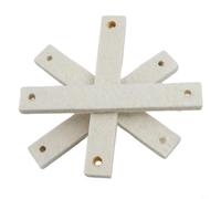 Exercise Bike Brake Pads Set of 4 for Dynamic Cycling Machines Made from Wool or Cowhide Offering Effective Friction and Safe Braking (4PCS wool pads)