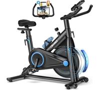 CHAOKE Exercise Bike Indoor Cycling, Stationary Bike 360LBS Capacity, Fully Adjustable Magnetic Resistance Silent Fitness Bike, Comfortable Seat, Tablet Holder for Home Gym Cardio Workout Training