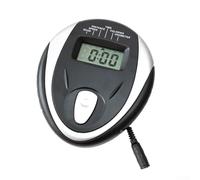 Exercise Bike Display Unit Showing Time Speed Distance Data Round Interface Mounting for Home Gym Cycling Setup