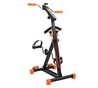 Exercise Bike for Home Use, Compact & Lightweight, Multi-Functional Adjustable Tension Indoor Bike, 3 Gears Angle & 4 Gears Height, Sturdy Metal Construction, for Home Sofa & Chair Exercise