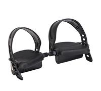 Exercise Bike Pedal with Strap Spin Bike Pedal Replacement for Indoor Exercise Accessory 1Pair, Pedals