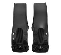 Exercise Bike Pedals with Straps, Non Slip Replacement Pedals | Plastic and Iron Build, Adjustable Top Strap, Black Finish, for Stationary Bikes, Gym Maintenance, Indoor Cycling