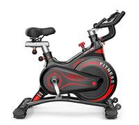 Exercise Bike,Spin Bike, Indoor Cycling Bicycle Stationary Bikes, for Home Cardio Gym Workout, with Magnetic Resistance & Belt Driven Smooth Upright Bike,for Home Cardio Gym