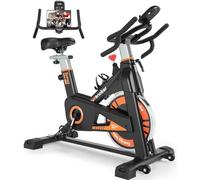 Exercise Bike, WENOKER Stationary Bike for Home, Indoor Bike with Silent Belt Drive, Heavy Flywheel, Multi-grips Handlebar and Upgraded Digital Display