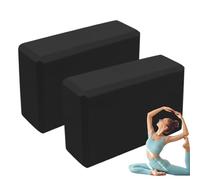 Exercise Block - 2x Stretch Blocks | Slip-Resistant EVA Foam Wedge Balance Tool for Beginners Advanced Home Sports Workout Meditation Handstand Squatting Hot Yoga
