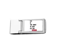 Exercise Body Limbs Maintenance Slim Money Clip Stainless Holder Pocket Wallet