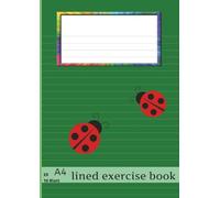 exercise book: A4 lined with margin 9mm spacing (A4 lined exercise book with margin 9mm spacing)