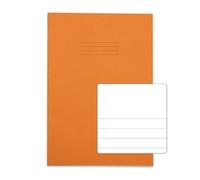 Exercise Book A4 Top Blank/Bottom 12mm Ruled Orang e