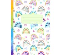 Exercise Book Half Lined Half Plain A4: School Notebooks Lined & Blank, 100 Pages, Exercise Books, Learn To Draw & Write (Green)