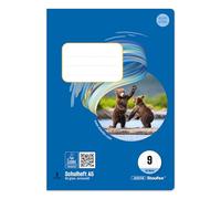 Exercise book LIN9 A5 16 Sheets, 80G/M² Lined 9 mm with Margin Climate Neutral produziertes Exercise Book from Extraweissem Elemental Chlorine-Free Bleached Wood-Free) Quality Paper. Durable 170 g/m² Envelope and Rounded Corners to protect against Bookmark with exciting and Interesting and Tips in cooperation with Wissen. de. Know More and Air Protect with Ursus 332810 Basic - the reliable companion im Alltag.