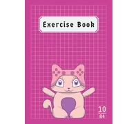 Exercise Book Squared A4 10mm: Back to School Notebooks for Girls 10mm Squared Paper Maths ( Mathematics ) Science Class Records & Lesson | 100 Pages | Pink