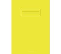 Exercise Books A4 Lined: Yellow A4 Notebooks, 48 Page, Assorted Colours