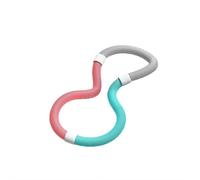 Exercise Circle, Foldable Fitness Hoop, Portable Slimming Exercise Equipment for Weight Loss Fat Burning (Powder gray green) (1kg)