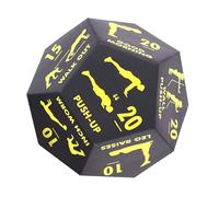 Exercise Dice - 12 Sided Exercise Dice for Home Fitness,Sports Training Equipment Accessories for Home Work out Squats Lunges Stretching Yoga Jumping