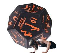 Exercise Dice | 12 Sided Sports Training Gear Physical Activity | Exercise Dice for Home Fitness | for Backyard Living Room Basement Garage Home Indoor Outdoor Gym Class Playground