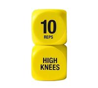 Exercise Dice - Fitness Workout Dice | 1-Pair Exercise Dices Game Workout Equipment | Funny Strength Training Equipment for Women Teens Squats Push Up Sports Outdoor Home Office Travel