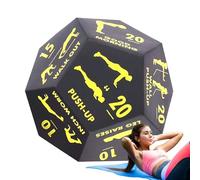 Exercise Dice For Workouts Workout 12 Sided Group Fitness Game Men Women Sports Equipment Accessories Strength Training Squats Push Ups Jumping Yoga