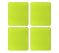 Exercise Equipment Cushion Pads 4Pcs PVC Shock Absorbent Squares for Floor Protection