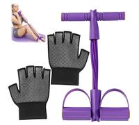 Exercise Equipment for Home Use, Sit Up Exercise Equipment with Foot Pedal Resistance Band, Fitness Equipment for Core Strengthening and Full-Body Workout