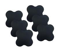 Exercise Equipment Mat - 6 Piece Heavy Duty Shock Absorbing Floor Protector | Durable Modern Design Secure Grip Pad for Roulan