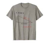 Exercise - find x | Funny maths science school T-Shirt
