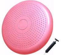Exercise & Fitness Wobble Cushion with Inflation Pump Wiggle Seat for Sensory Kids (Multiple Colors), Balance Disc (Extra Thick) Air Stability (Pink)