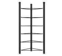 Exercise Half Balance Ball Storage Rack - Home Gym Workout Equipment, 3/5/6/7 Tier Floor Stand Storage, for Basketball Bowling Medicine Yoga Balls(Black,6 layer - 63in)