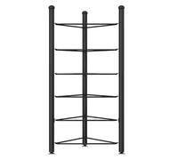 Exercise Half Balance Ball Storage Rack - Home Gym Workout Equipment, 3/5/6/7 Tier Floor Stand Storage, for Basketball Bowling Medicine Yoga Balls(Black,7 layer - 75in)