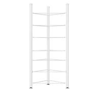 Exercise Half Balance Ball Storage Rack - Home Gym Workout Equipment, 3/5/6/7 Tier Floor Stand Storage, for Basketball Bowling Medicine Yoga Balls(White,7 layer - 75in)