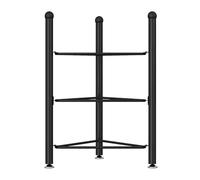 Exercise Half Balance Ball Storage Rack - Home Gym Workout Equipment, 3/5/6/7 Tier Floor Stand Storage, for Basketball Bowling Medicine Yoga Balls(Black,3 layer - 27.5in)
