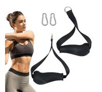 Exercise Handles, Training Handles, D Handles Strength Trainer, Gymnastics Grip Equipment for Resistance Bands Cable Machine Attachment and Weightlifting