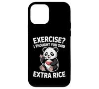 Exercise? I Thought You Said Extra Rice Funny Panda Case for iPhone 12 mini