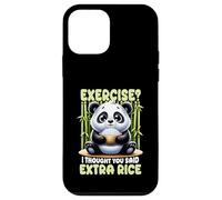 Exercise I Thought You Said Extra Rice Panda Bamboo Humor Case for iPhone 12 mini
