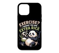 Exercise I Thought You Said Extra Rice Panda Bamboo Wildlife Case for iPhone 12 mini