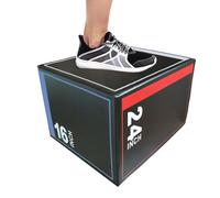 Exercise Jump Box,Stable Training Box with Non-Slip Coating - Balance Cube for Speed Jumping Squats Young Athletes