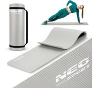 Exercise mat 183 x 60 cm Neo-Sport - 192200 gray