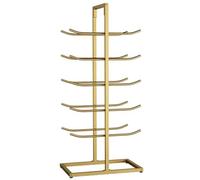 Exercise Mat Organizer Holder, Against The Wall Yoga Mat Storage Rack, OfficeHomeGarage Small Space Display Shelf for Foam RollerPilates Mats, Hold 10 Mats