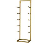 Exercise Mat Organizer Holder, Against The Wall Yoga Mat Storage Rack, OfficeHomeGarage Small Space Display Shelf for Foam RollerPilates Mats, Hold 10 Mats