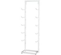 Exercise Mat Organizer Holder, Against The Wall Yoga Mat Storage Rack, OfficeHomeGarage Small Space Display Shelf for Foam RollerPilates Mats, Hold 10 Mats