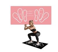 Exercise Mat Perfect For Squats,Squat Support Pad With Foot Placement Guide,Squat Target Mats,Platform for Proper Stance in Deadlifts & Squats,Portable SquatGuide Mat,For Home Gym Men And Women