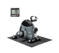 Exercise Pedals for Arms and Legs, Mini Exercise Bike Portable Pedaler, Fitness Pedaler, Exerciser, Pedaler, Senior Pedaler, Dual Digital Counter, Adjustable Dimming + Non-Slip Mat