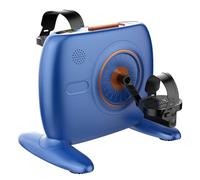 Exercise Peddler Home Intelligent Rehabilitation Machine, Under Desk Bike Pedal Exerciser, Mini Exercise Bikes Peddler for Arm Leg Physical Therapy and Seniors Rehab(Blue)