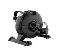 Exercise Peddler Household Electric Exercise Bike Under Desk Pedal Exerciser , Mini for Arm/Leg , for Seniors with LCD Display(Black)