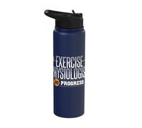 Exercise Physiologist Progress Physiology Medical Apparel Stainless Steel Insulated Water Bottle